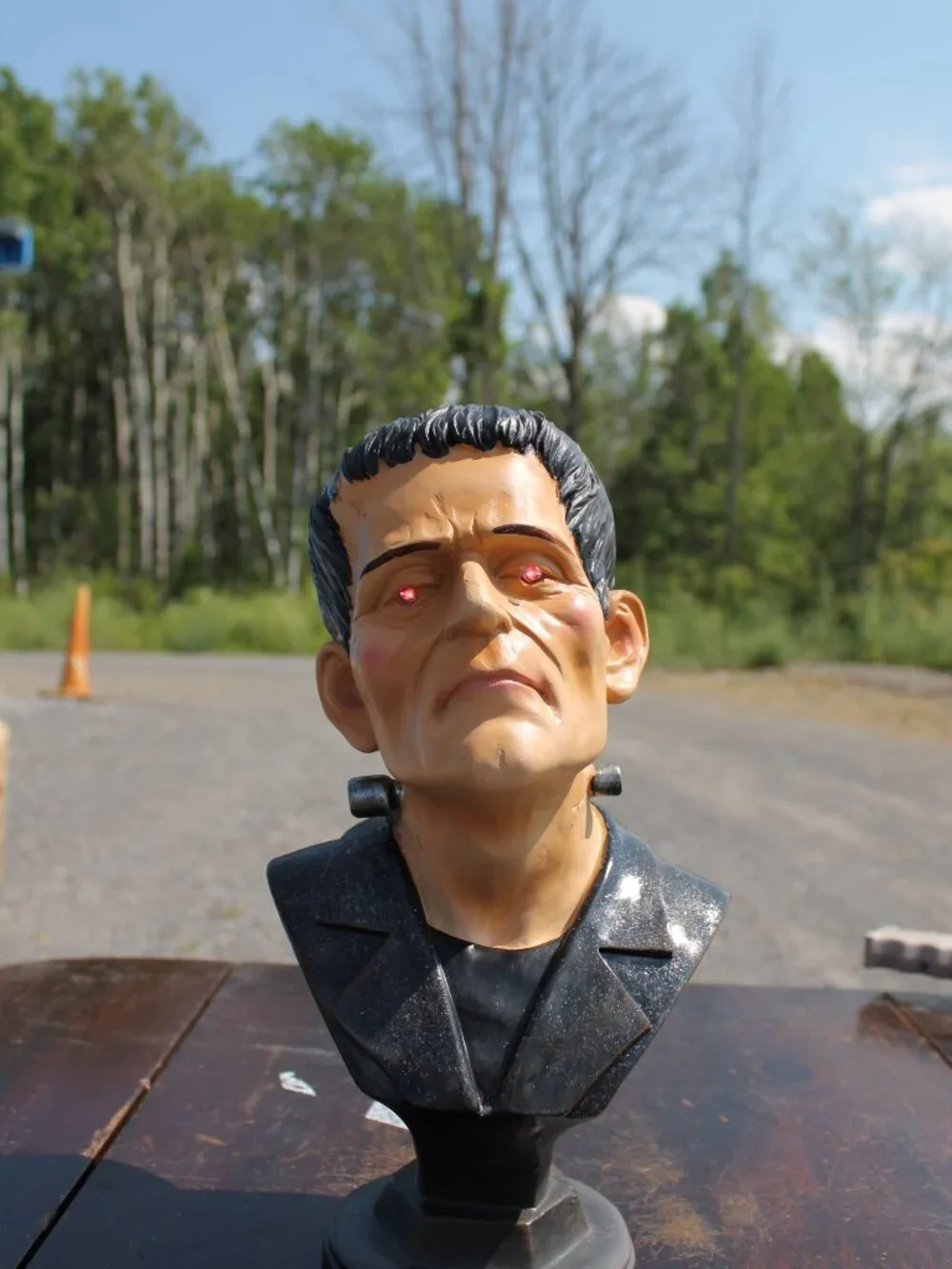 Frankenstein and Bride of Frankenstein Busts
